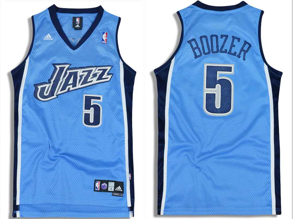 Men's UTAH JAZZ #5 Carlos Boozer Light Blue ADIDAS SWINGMAN JERSEY,We sell and wholesale Men's UTAH JAZZ #5 Carlos Boozer Light Blue ADIDAS SWINGMAN JERSEY on line form chian!